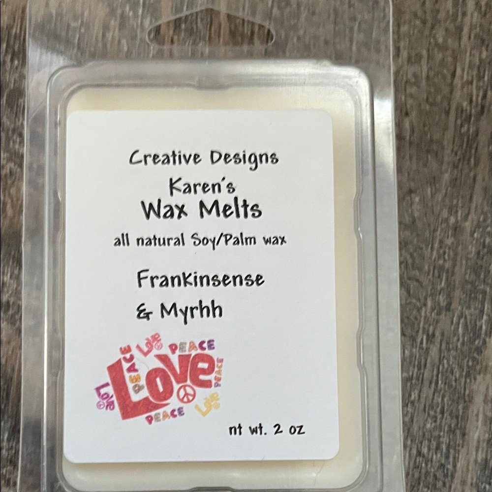 Creative Designs Wax Melts - Frankincense & Myrrh